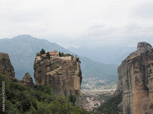 Greece The Monastery of the Holy Trinity Meteora