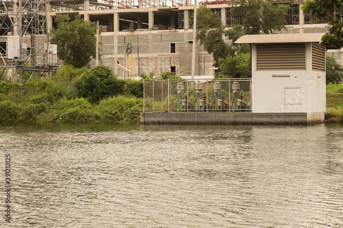 Water pumps that must be operated in times of high flooding