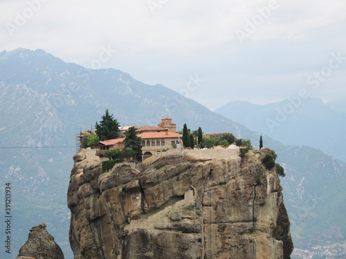 Greece The Monastery of the Holy Trinity Meteora