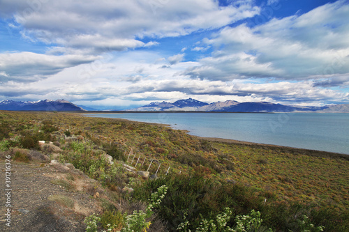 Lago argentino lake in El Calafate, Patagonia, Argentina