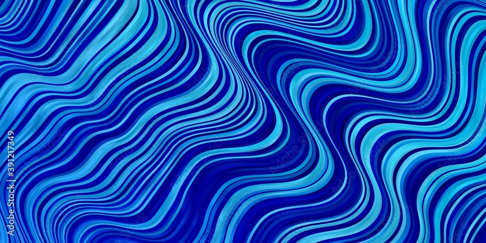 Light BLUE vector pattern with curved lines.