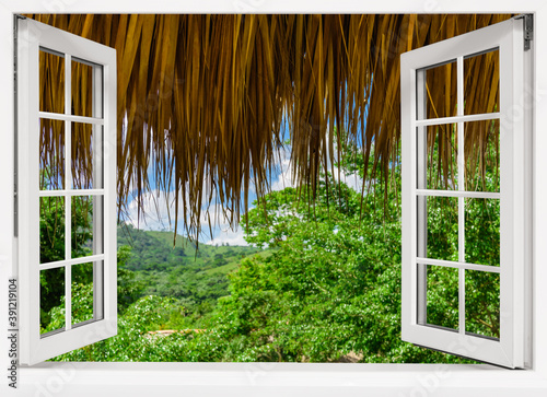 chic view from the nature of the sea resort