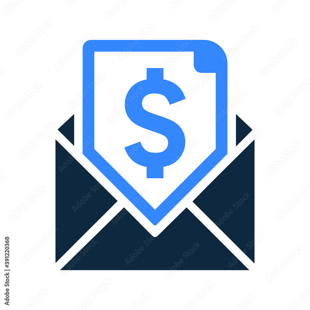 Email, newsletter icon. Editable vector isolated on a white background. Email, newsletter icon. Editable vector isolated on a white background.