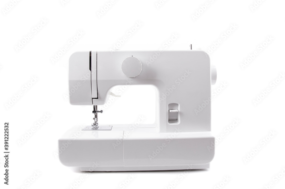 sewing machine isolated on white