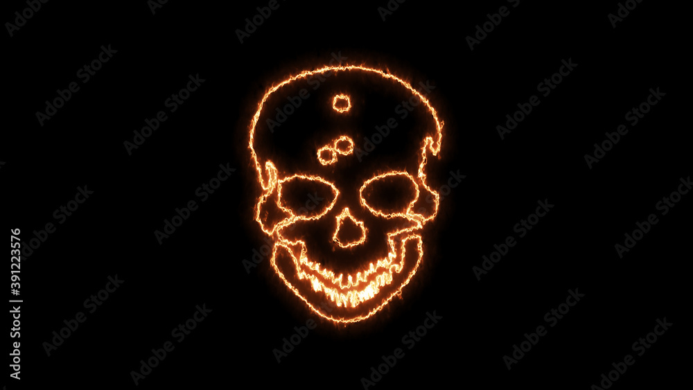 Fire burning skull. Devilish Skull burning Hell with scary, halloween, horror concept. Royalty high-quality free stock photo image fire flames burn over a devilish skull on a black background Fire burning skull. Devilish Skull burning Hell with scary, halloween, horror concept. Royalty high-quality free stock photo image fire flames burn over a devilish skull on a black background