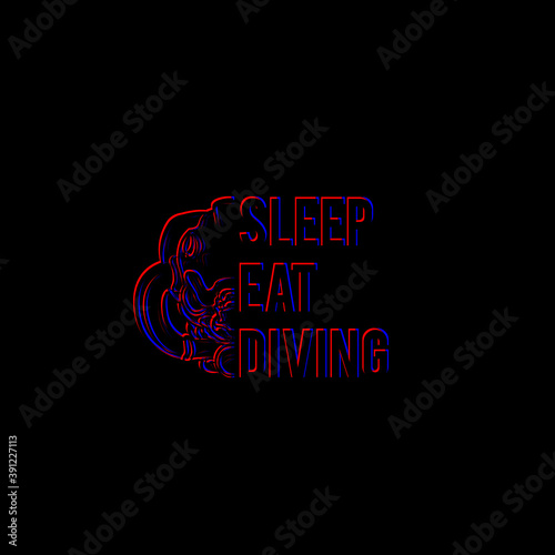 SLEEP EAT Moody streetwear design