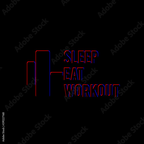 SLEEP EAT Moody streetwear design