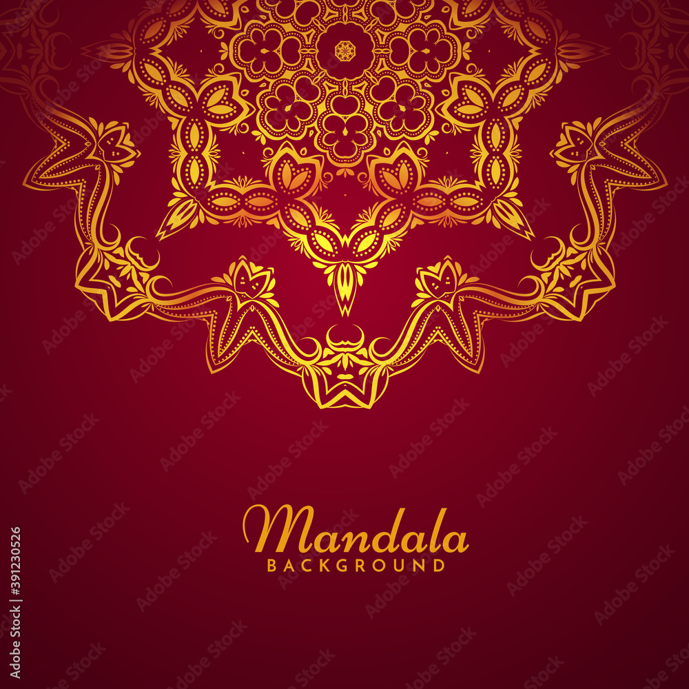 Beautiful mandala design luxury background