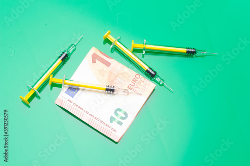 The money it costs for research, vaccines and medicines. photo
