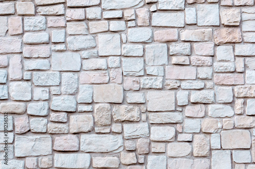 Old stone masonry background. Stone wall texture and pattern