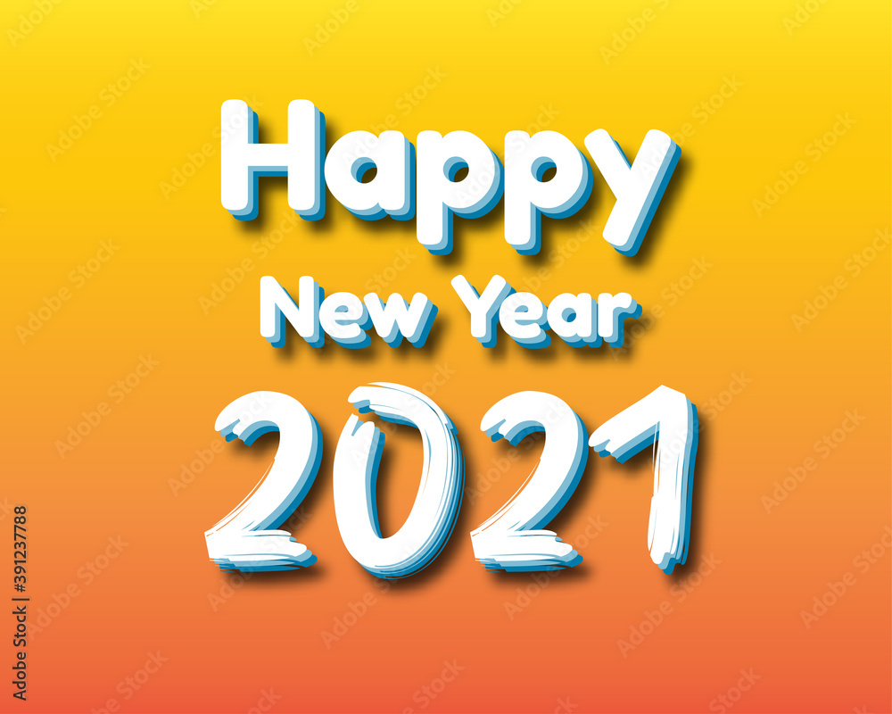 Happy new year 2021. 2021 Greetings card. abstract background.2021 background banner. Vector illustration.