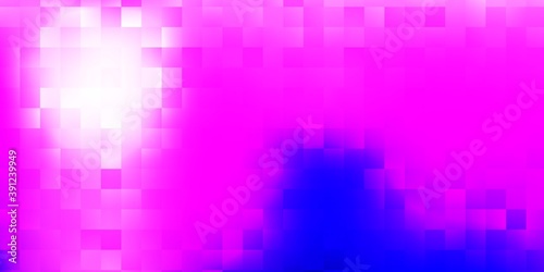 Light purple, pink vector backdrop with chaotic shapes.