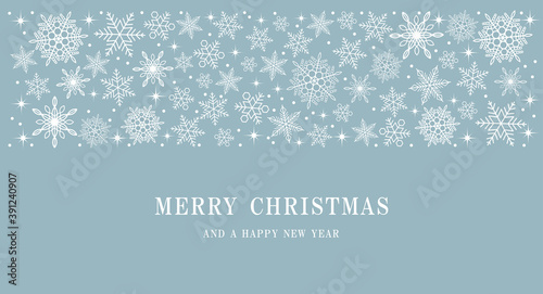 クリスマスのフラットな背景イラスト