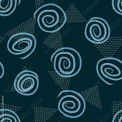 Seamless pattern with circles,  Abstract water color pattern, Geometric pattern background