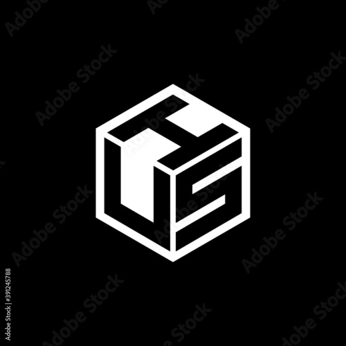 USI letter logo design with black background in illustrator, eps cube logo, vector logo modern alphabet font overlap style. calligraphy designs for logo, Poster, Invitation, etc. 