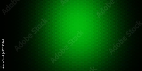 Dark Green vector template in rectangles. © Guskova