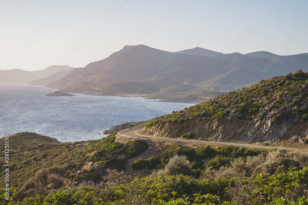 Driving in Sardinia, South Sardinia roads