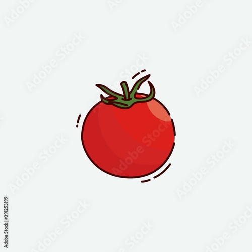 Tomato illustration for icon