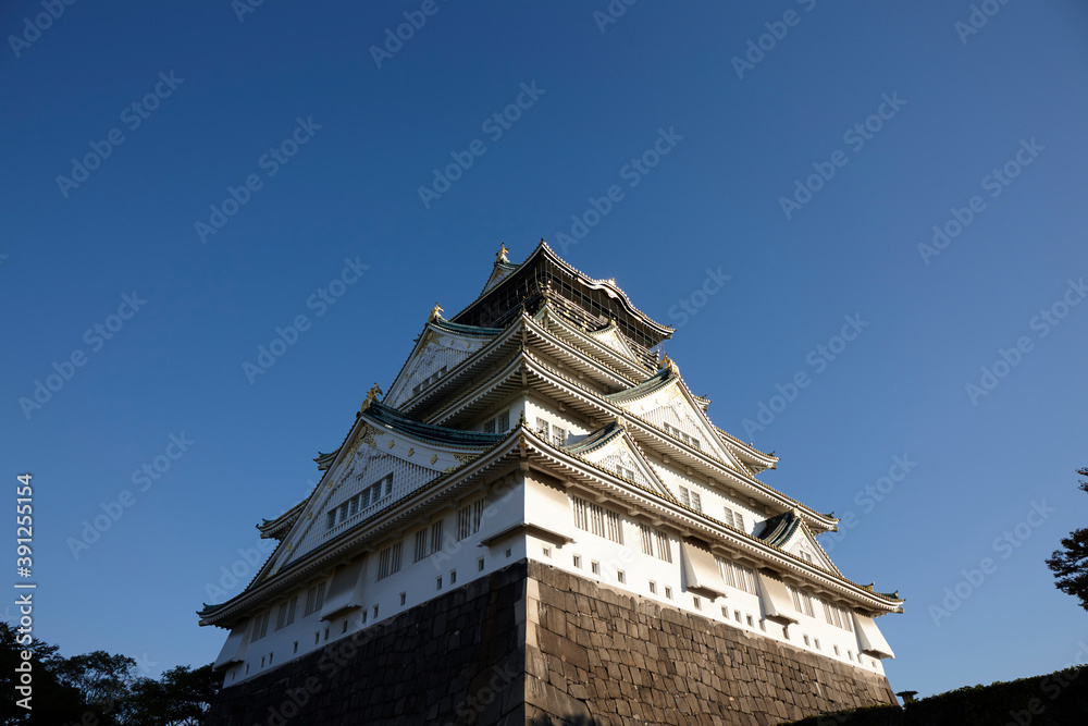 秋の大阪城