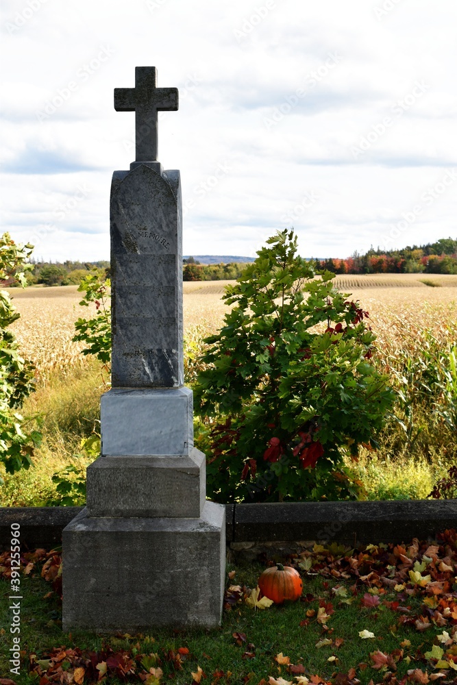 L'Islet cemetery in autumn
L'Islet cemetery in autumn