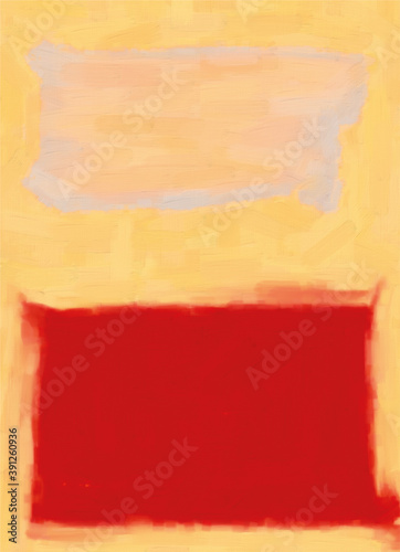 Photo Abstract Rothko Oil Color Painting Design