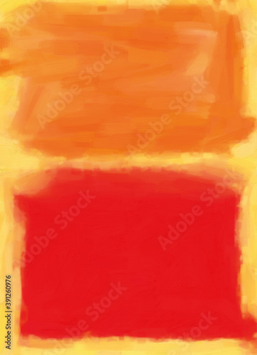 Photo Abstract Rothko Oil Color Painting Design