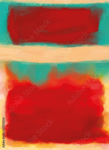 Abstract Rothko Oil Color Painting Design