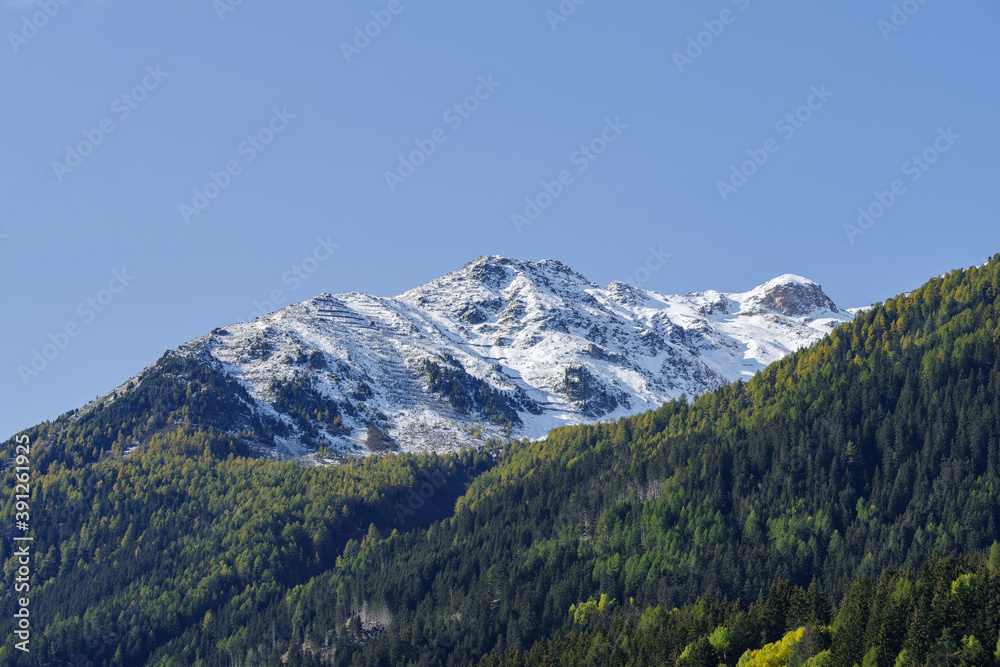 Valtellina valley mountains, Lombardy region, northern Italy