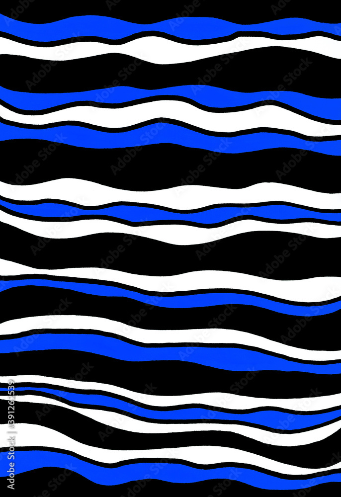 bright background for design, texture, waves, stripes, comics background, geometric, chaotic, blue, white, black, winter, Christmas, ice, snow, gradient, pattern, drawing, print, photo background, 