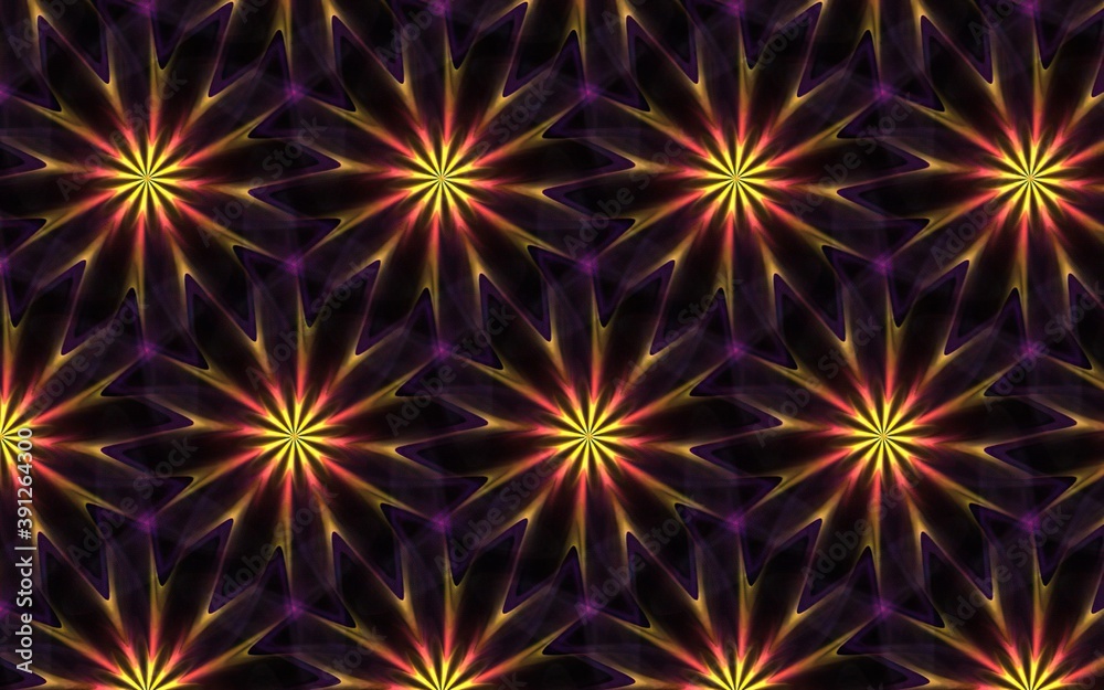 Abstract computer generated bright background