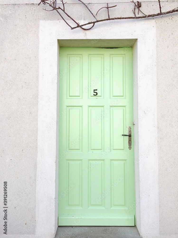 Green door