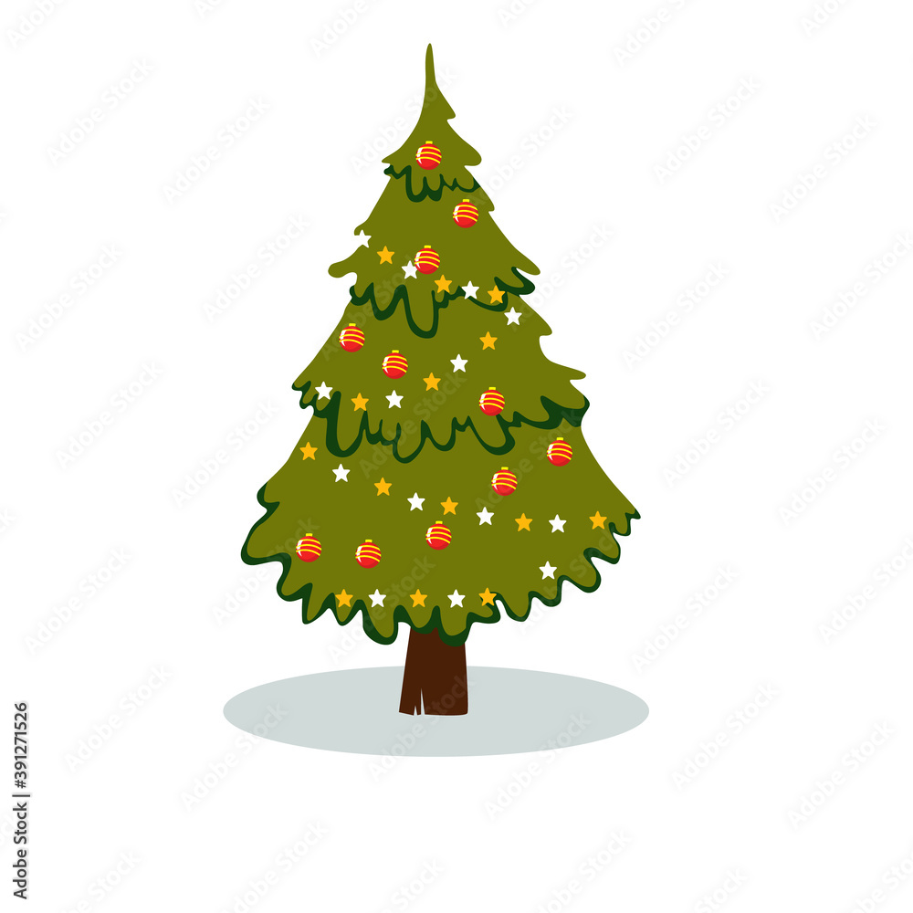 Fototapeta premium christmas tree for christmas day