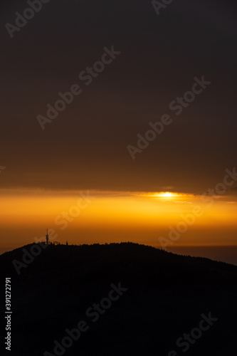 Sunset over Baden-Baden