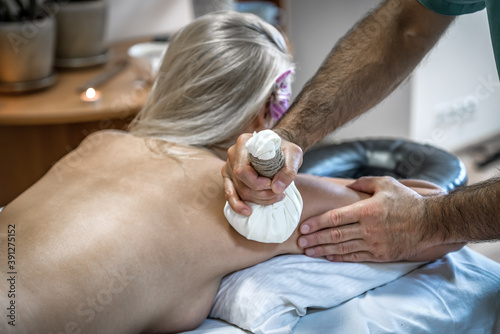 professional buckweat massage photo