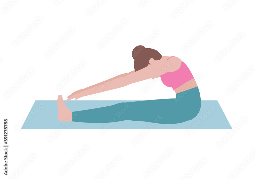 Yoga Exercises to Stretch and Strengthen with Sitting Forward Bend posture. Fat Burning Yoga Workout from Women's Health. Yoga and weight loss. Yoga Exercises to Stretch and Strengthen with Sitting Forward Bend posture. Fat Burning Yoga Workout from Women's Health. Yoga and weight loss.