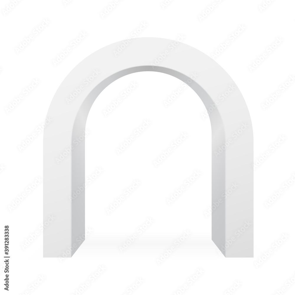 Arch realistic, interior gates for room arc doorway or corridor, 3d archway Arch realistic, interior gates for room arc doorway or corridor, 3d archway