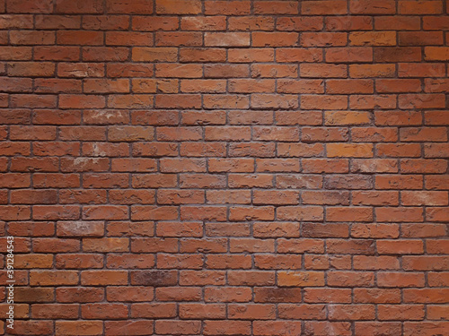 Seamless Brick Pattern, red brick wall texture for background