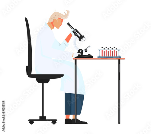 Blood Lab Research Composition