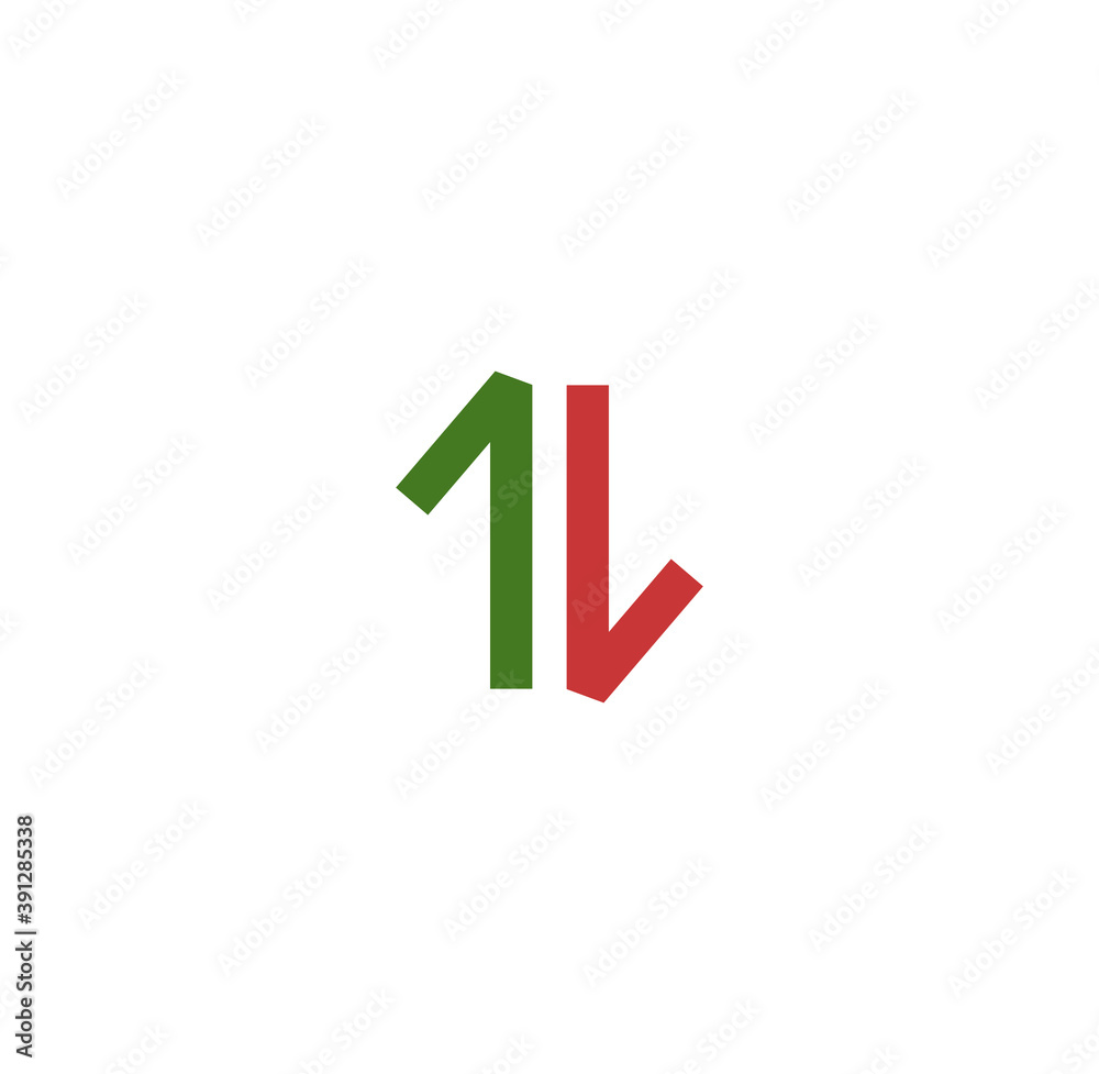 icon for the arrow up sign in, arrow down sign out. icon for the arrow up sign in, arrow down sign out.