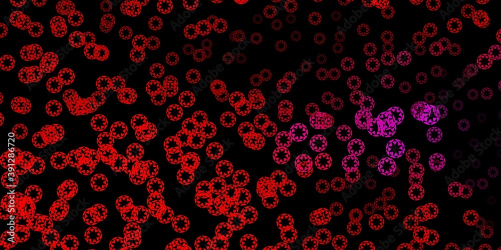 Dark purple, pink vector pattern with spheres. Dark purple, pink vector pattern with spheres.