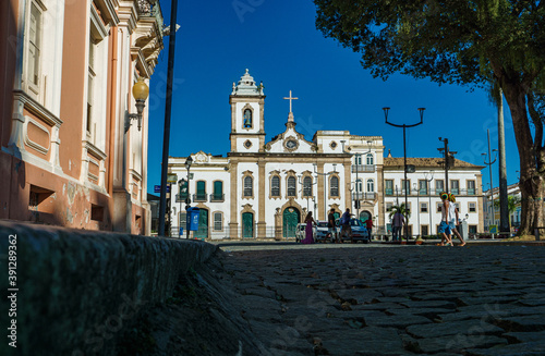 Church in the historical center of Salvador, Bahia