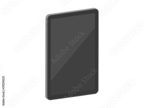 タブレットの立体イラスト