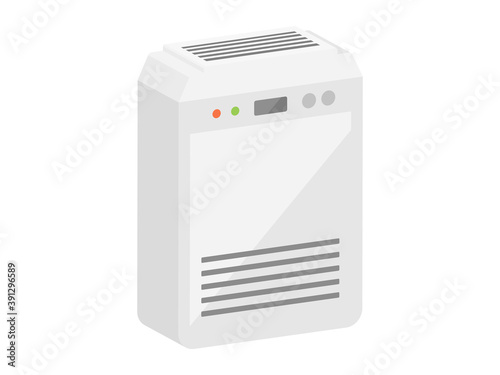 空気清浄機の立体イラスト