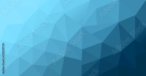 blue Low poly for abstract background