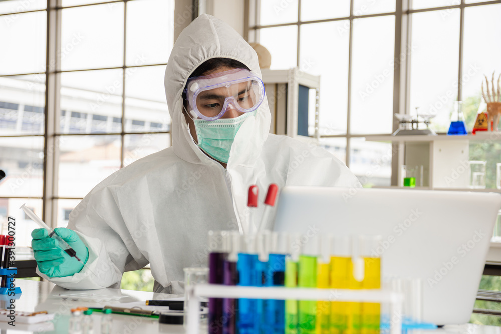 Doctors in the laboratory produce drugs and vaccines. Lab experiments, vaccine inventions, infection testing Doctors in the laboratory produce drugs and vaccines. Lab experiments, vaccine inventions, infection testing