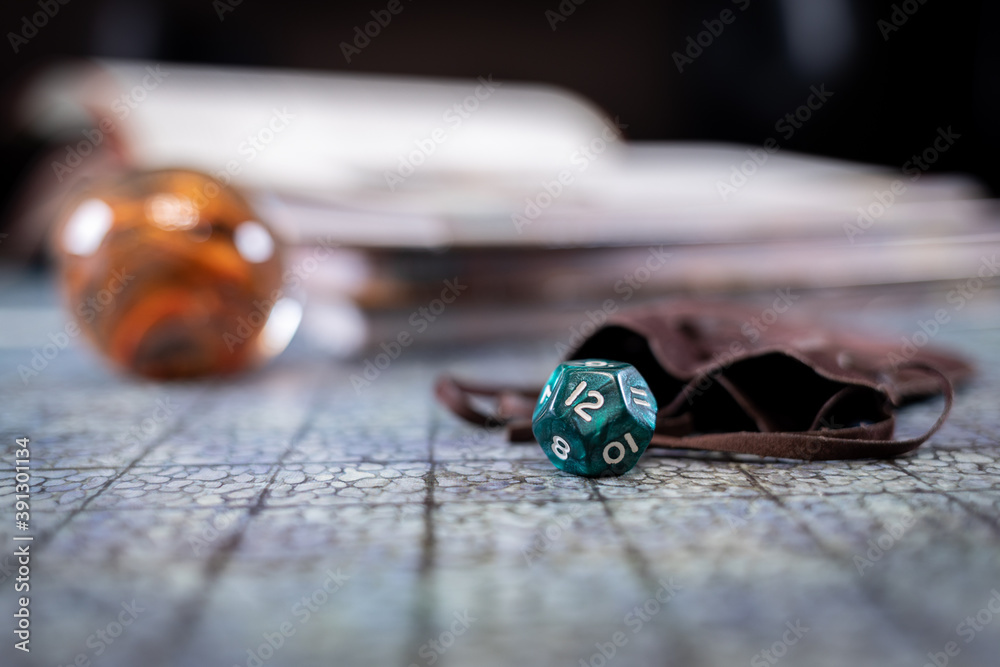 Game dice - board games and role play games
