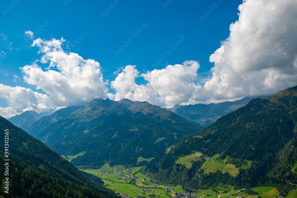 Zillertal in the Tyrolean Alps