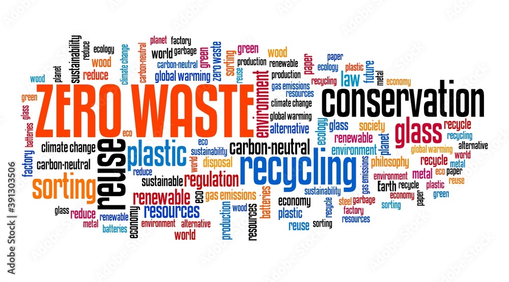 Fototapeta premium Zero waste life