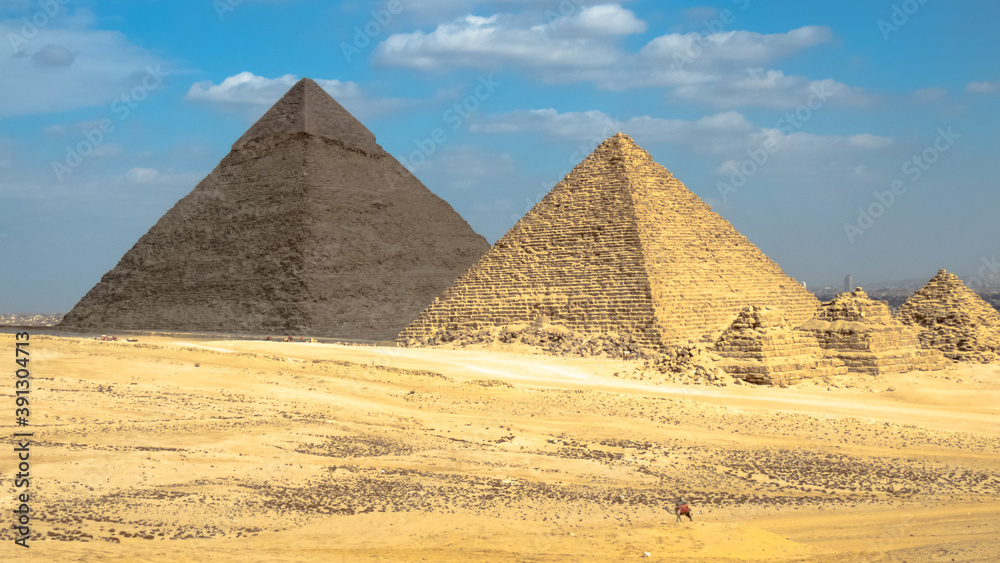 Giza pyramids landscape. historical egypt pyramids. Giza pyramids landscape. historical egypt pyramids.