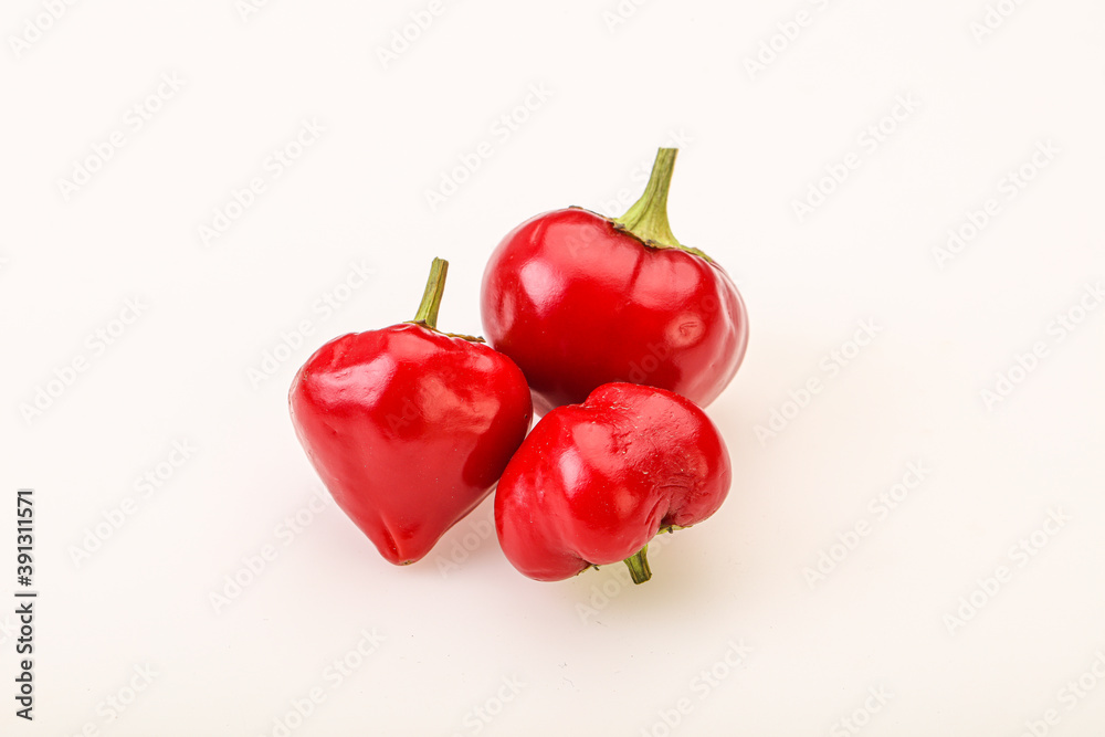 Red hot spicy cherry pepper Red hot spicy cherry pepper